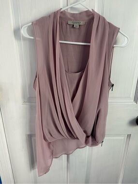 All Saints Abi Top Blush Pink Size 4
